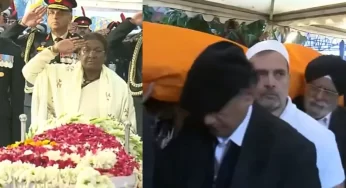 Live: पंचतत्व में विलीन हुए मनमोहन: निगम बोध घाट पर नारों की गूंज